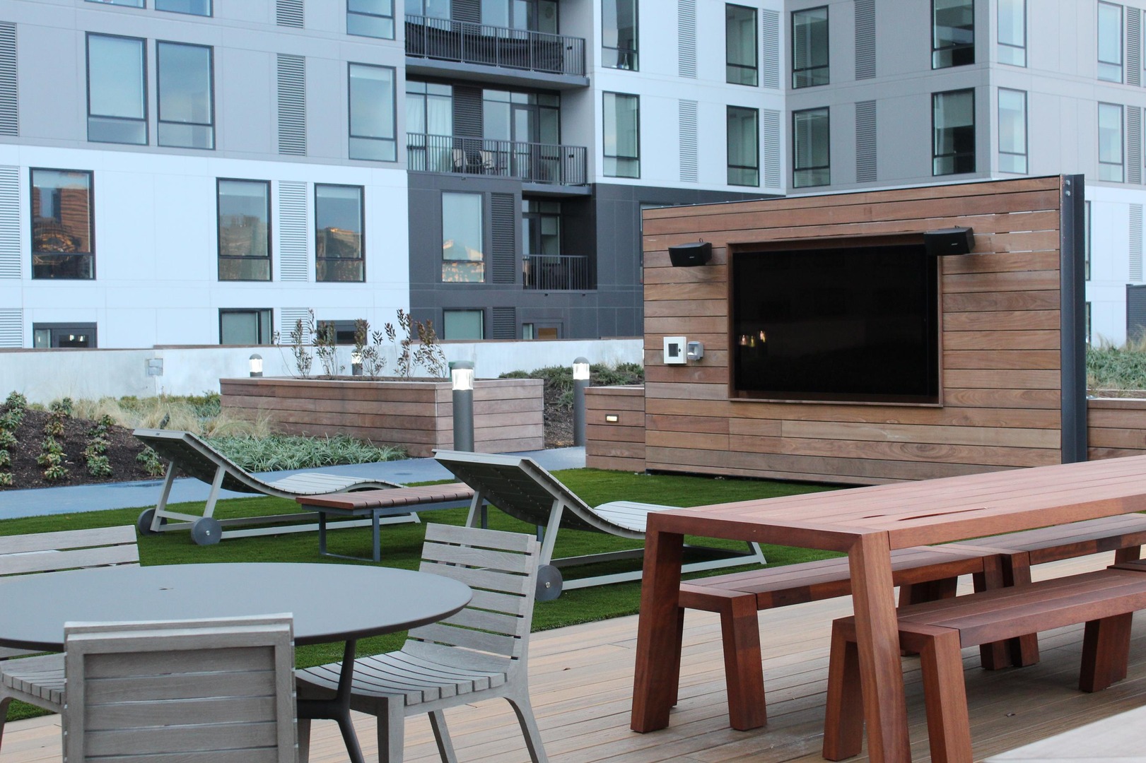 Rooftop lounge