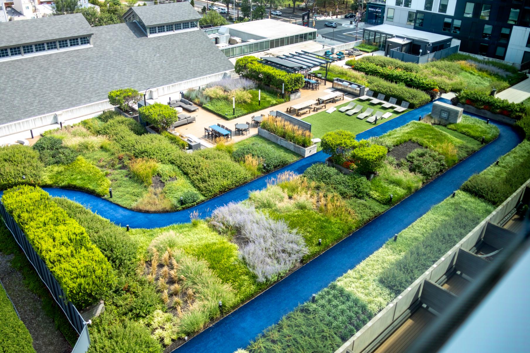 Aerial view of Rooftop