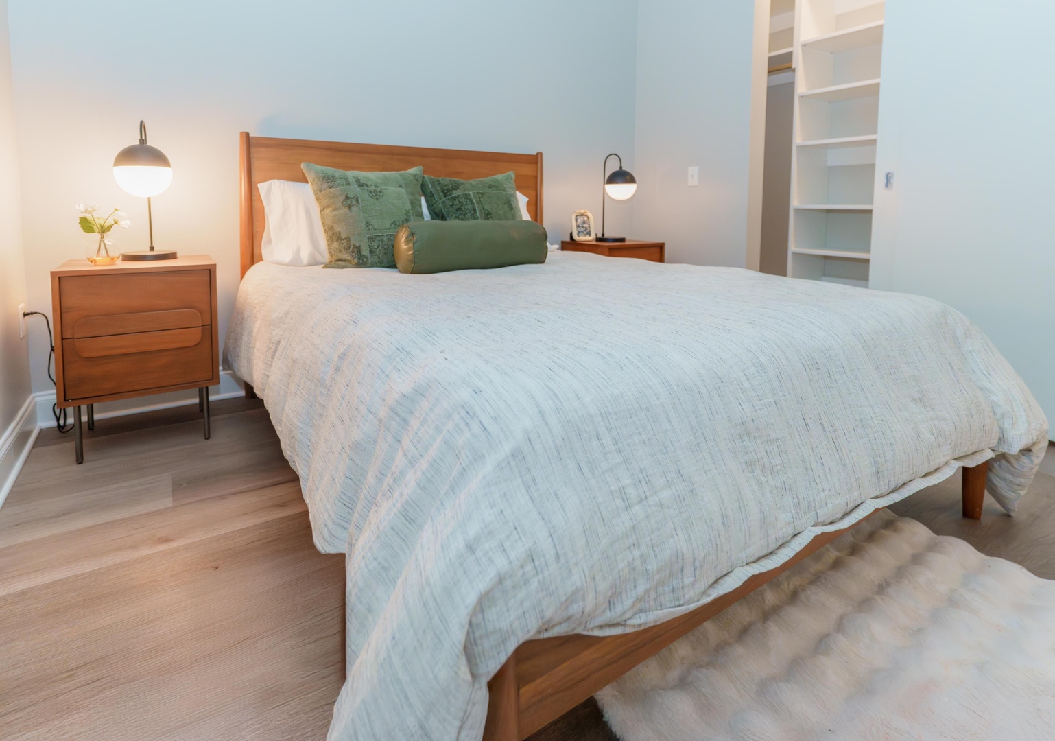 Bedroom with closet